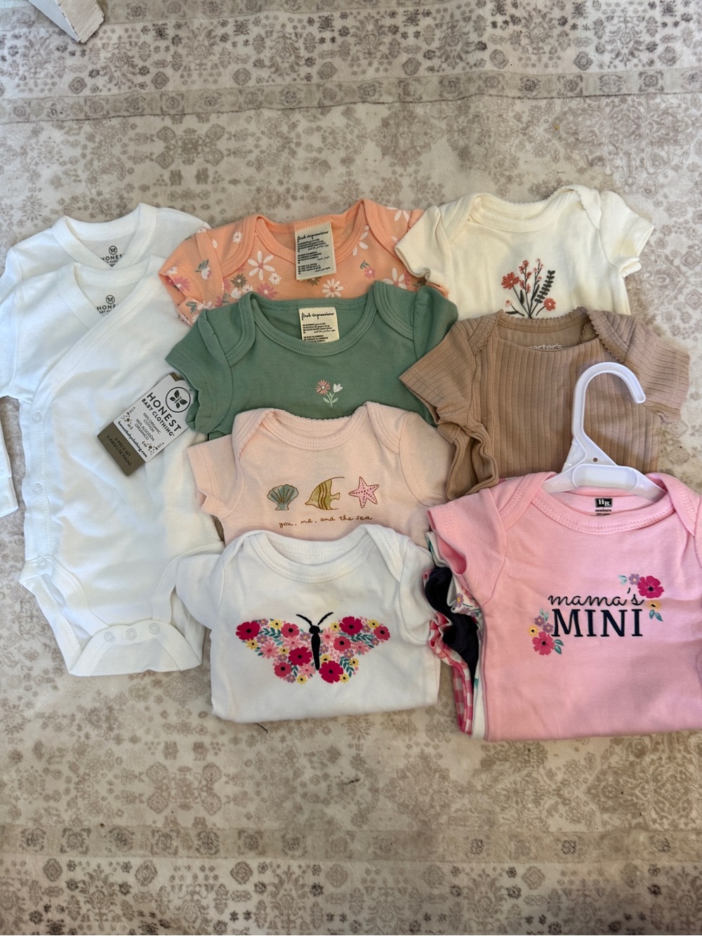 BUNDLE Baby Girls Bodysuit Set - some NWT